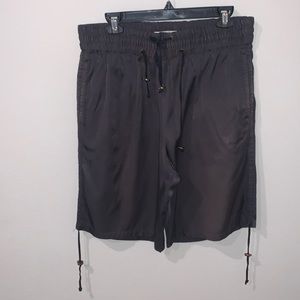 Robert Geller Silk/Satin Shorts